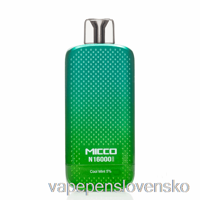Horizontech Micco N16000 Jednorazovy Cool Mint Vape Shop Bratislava